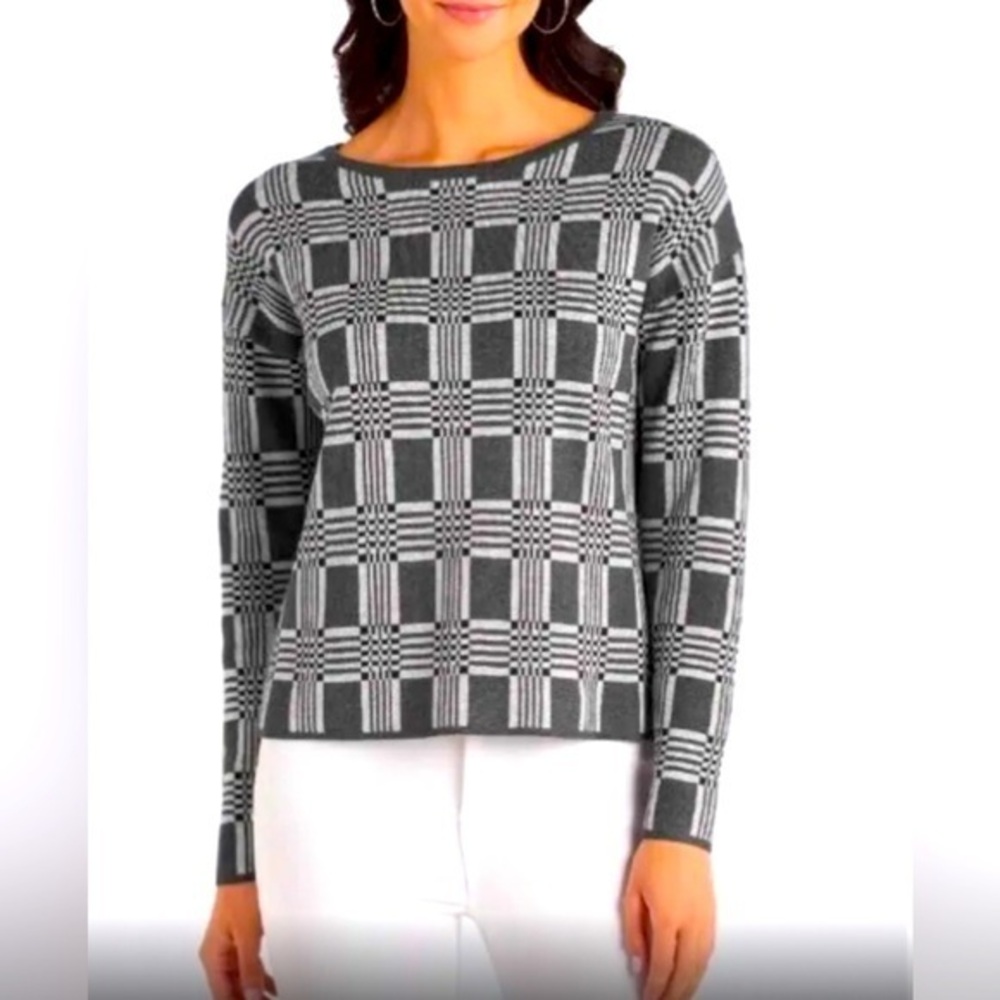 NEW…LETY & ME Geo Pattern Sweater